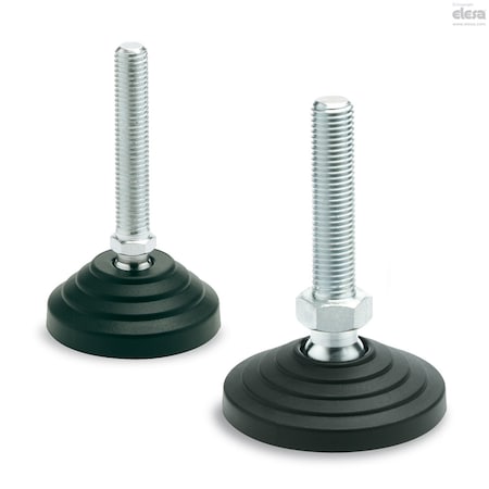 Elesa Levelling elements, LV.A-125-24-AS-5/8-11x6 LV.A (inch sizes)
